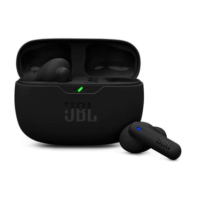 JBL Wave Beam 2, Kabellose Bluetooth-In-Ear-Kopfhörer mit Noise-Cancelling, 40 h Wiedergabezeit, JBL Pure Bass Sound, Smart-Ambient-Technologie und Multipoint-Verbindung, Schwarz