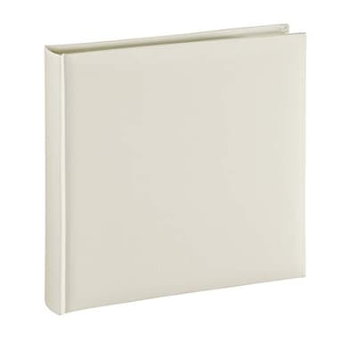 Hama Fotoalbum Jumbo 30x30 cm (Fotobuch mit 80 weißen Seiten, Album für 320 Fotos zum Selbstgestalten und Einkleben) beige pastell