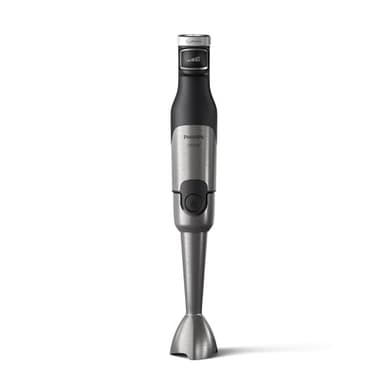 Philips 5000-Serie Stabmixer inkl. Zerkleinerer, Kompakthacker, Schneebesen - 1200W Leistung. ProMix-Technologie. LED-Geschwindigkeitsanzeiger. Stufenlose Geschwindigkeitseinstellung (HR2685/00)