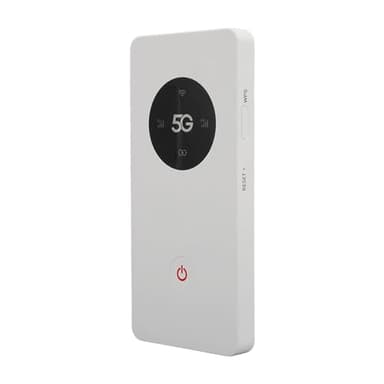 Ultraschneller Mobiler 5G-WLAN-Hotspot mit Nano-SIM-Kartensteckplatz, Bis zu 16 Geräten, 2,4 GHz und 5,0 GHz, Taschenformat, 8000-mAh-Akku, für Nahtloses Surfen, Streaming und