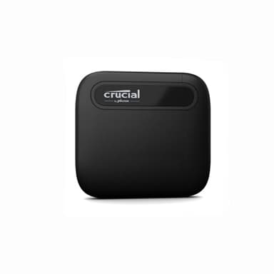 Crucial X6 2TB Externe SSD Festplatte, bis zu 800MB/s, PC und Mac, USB-C 3.2 Portable Solid State Drive - CT2000X6SSD9