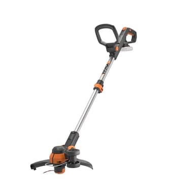 WORX WG163E.9 Akku Rasentrimmer 20V – Rasen – 2-in-1 Funktion: Rasentrimmer und Kantenschneider – Inkl. Distanzschutz, Kantenschneiderad, Fadenspule – Ohne Akku & Ladegerät