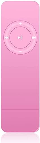 MP3-Player, 8-GB-Musikplayer, eingebauter Lautsprecher, ultraflacher Musikplayer, tragbarer verlustfreier HiFi-Sound, Unterstützung von bis zu 128 GB (Rose)