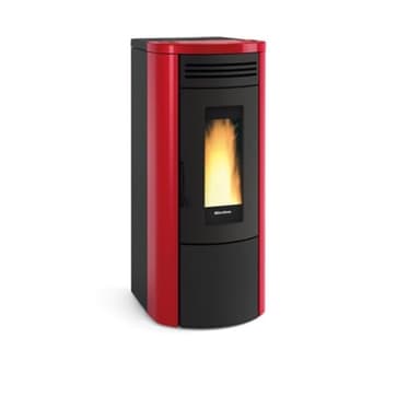 Extraflame 1282900 Costanza Idro wasserführender Pelletofen bordeaux/A+