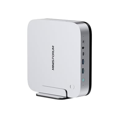 MINIS FORUM AI X1 Pro Mini PC, AMD Ryzen AI 9 HX370 (12 Kerne/24 Threads, bis zu 5,1 GHz) und AMD Radeon 890M, 96GB DDR5, 2TB PCIe 4.0 SSD, 4K Quad Display, Dual LAN 2.5/WiFi 7/BT 5.4/Oculink