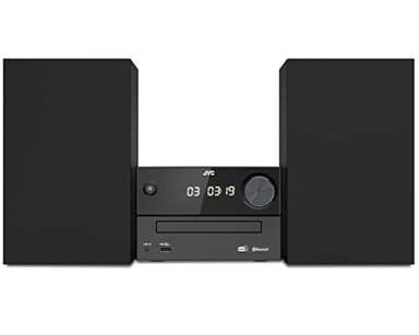 JVC UX-C25DAB - Micro HiFi-System mit CD, USB, Bluetooth, DAB+, UKW-RDS, Line-In und IR-Fernbedienung, Schwarz