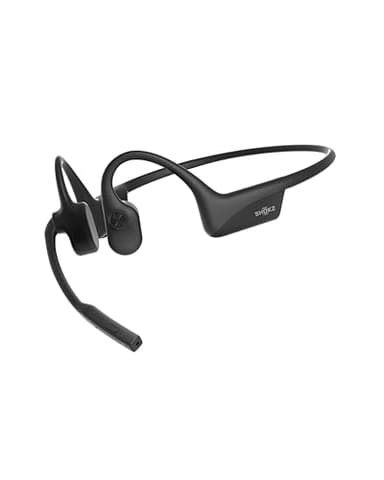 SHOKZ OpenComm2 2025 Upgrade kabellose Knochenschall Kopfhörer, Bluetooth Open-Ear-Headset mit Noise-Cancelling Mikrofon, Ohrhörer für Büro, Arbeit, Anrufe, Meeting, Autofahren, 16 Std Gesprächszeit