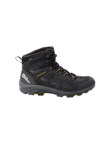 Jack Wolfskin Herren Vojo 3 Texapore Mid M Outdoorschuhe, Black Burly Yellow Xt, 44 EU