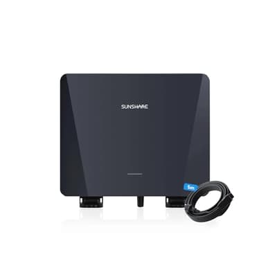 SUNSHARE Mikro-Wechselrichter 800W mit WiFi – Intelligenter Wechselrichter für Balkonkraftwerk – inkl. 5 m AC-Kabel – Kompatibel mit SUNSHARE 200W / 285W Solarmodulen