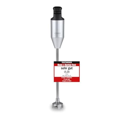 CASO HB 2400 Pro XL-Design Stabmixer Inkl. Zubehör, Testsieger Haus & Garten Test, Mixen, Rühren, Quirlen, Pürieren, Edelstahlstab (29cm), leistungsstarke 24.000 U/min