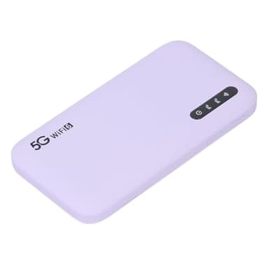 5G WiFi Mobile Hotspot Gerät, Tragbarer WiFi Router für Reisen, Startseite, Gaming, mit Nano SIM Karten Slot Support 16 Geräte 6100mAh Batterie, USB C Ladeanschluss