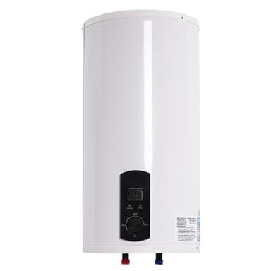 WSIKGHU Warmwasserspeicher Boiler 50L/80L/100L/120L, Energiesparend 2000W Vertikaler Wandmontierter Warmwasserbereiter, Max. 75°C, Mit Leckageschutz, G1/2-Stecker (80L)