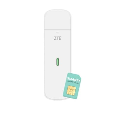 ZTE MF833, CAT4/4G USB-Dongle, entsperrt, kostengünstiges Reisen, Business-WLAN, perfekt für Streaming, Gaming, Browsing, unterstützt Multi-Band-Konfiguration, 2 Jahre Garantie und kostenlose