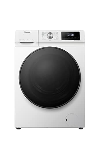 Hisense WFQA8014EVJM Waschmaschine mit Dampffunktion/ 8 kg/AquaStop/ 1400 U/min /15 Programme/Inverter PowerDrive Motor/Edelstahltrommel/Kindersicherung/Trommelreinigung/Weiß