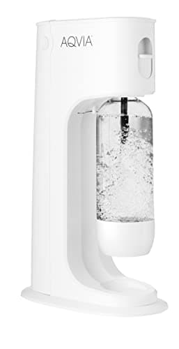 Aqvia Balance Wassersprudler inkl. BPA freier PET Flasche (Weiß)
