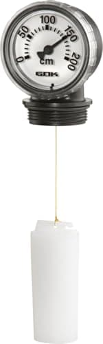 'GOK Level Monitor Universal"Male G1.1/2" Charcoal"