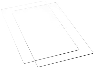 Sizzix Zubehör Langlebige Transparente Ersatzschneideplatten für Stanzen, Prägen und Papier - 2 Stück, Kompatibel mit Big Shot Plus