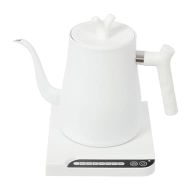 220V 1000W 1 L Schwanenhals Wasserkocher, Wasserkocher Mit Temperatureinstellung, Elektrischer Gooseneck Kettle 45-100°C Einstellbar & Warmhaltefunktion & Hitzeschutzgriff
