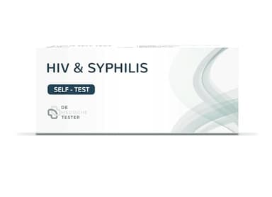 HIV & Syphilis Selbsttest – Diskreter Geschlechtskrankheiten Test für Zuhause | HIV Test & Syphilis Schnelltest mit Ergebnis in Minuten - The Tester