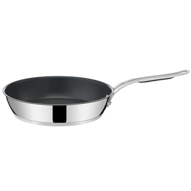Tefal Jamie Oliver by Cook's Classics Bratpfanne 28 cm, Pfanne Induktion, Antihaftversiegelung, Thermo-Signal bei idealer Brattemperatur, backofenfest, Edelstahlpfanne, genieteter Griff, E3060635