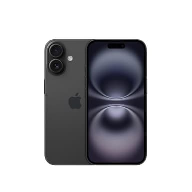Apple iPhone 16, 128GB, Schwarz (Generalüberholt)