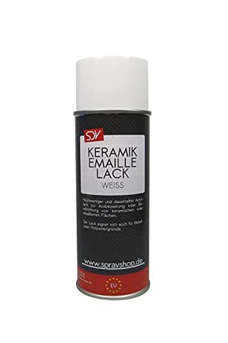 SDV Chemie Keramik Emaille Spray weiß 1x 400ml WC Badewannen Farbe Email Reparatur Lack weiss