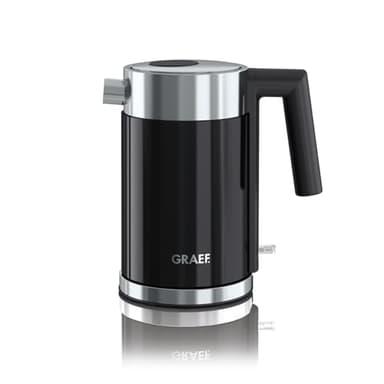 GRAEF. Wasserkocher, Schwarz/Edelstahl, 1.0