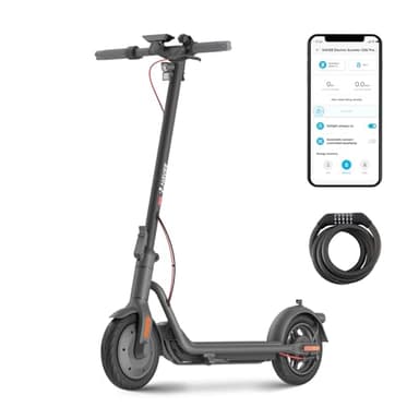 NAVEE V25i Pro E-Scooter mit Straßenzulassung – 20 km/h, 300W Motor, 25km Reichweite, 100kg Tragkraft, Doppelfalt-Design, IPX5 wasserdicht, 10" Luftreifen, App-Steuerung
