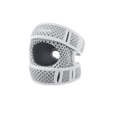 Coogime Patella Kniebandage Männer Damen, 2025 Neue Bandage Knie, Verstellbare Knieorthesen, Atmungsaktive Kniestütze, Sport Knee Brace (Grey)
