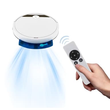 Qussse 3 in 1 Staubsauger Roboter, Saugroboter mit Wischfunktion, 1800Pa Saugkraft, Roboterstaubsauger mit Fernbedienung und APP Steuerung, Intelligente Anti-Fall, für Teppich Tierhaare Hartböden