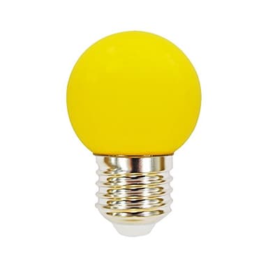 NCC-Licht LED Leuchtmittel Tropfen Kugel 2W E27 360° GELB auch Außenbereich