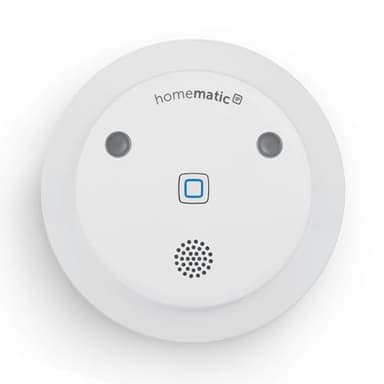 Homematic IP Smart Home Alarmsirene, kabellose Funk-Innensirene mit App-Funktion warnt hörbar, sichtbar und per Push-Nachricht, 153825A0