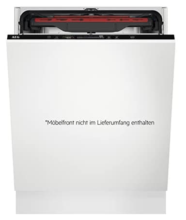 AEG FSK64907Z Vollintegrierter-Geschirrspüler / Serie 6000 mit SatelliteClean / 60cm / AirDry - perfekte Trocknungsergebnisse / C / energiesparend / MaxiFlex Besteckschublade / QuickSelect Display
