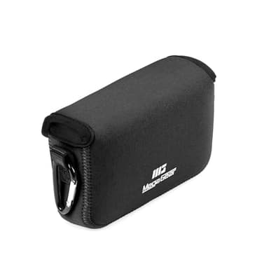 MegaGear Neopren-Kameratasche für Fujifilm X100VI – Stilvolle und schützende Digitalfotografie-Tasche (Schwarz)