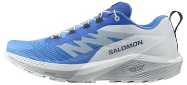 Salomon Sense Ride Herren Trail-Laufschuhe, Outdoor-bereit, Vielseitiger Grip, Leichtgewichtiger Schaft, Ibiza Blue, 46