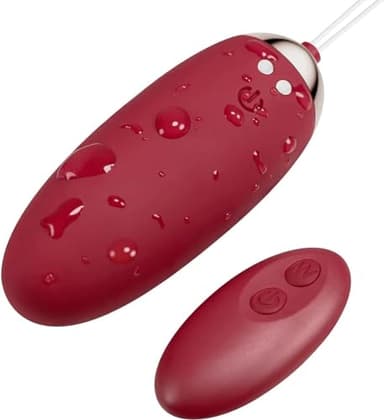 Sexspielzeug Vibrator - Vibration Für Frauen Sex Spielzeug Für Paare Vibrator Mit Fernbedienung Liebeskugeln - Mit Vibrationen Sex Toys,Sex Spielzeug Für Die Frau(burgunderrot)
