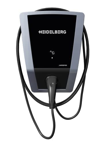 Amperfied Wallbox 11 kW zur Abrechnung von Firmenfahrzeugen. 5 m Ladekabel und MID-Stromzähler. Intelligente Ladestation Connect.Business für Elektrofahrzeuge. Optional 5 Jahre Garantie.