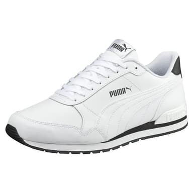 PUMA Unisex ST Runner v2 Full L Low-Top Trainer, Puma White-Puma White, 45 EU