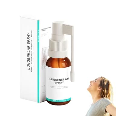 Breathease Lungen-Wiederherstellungsspray, Professional Lungenreinigungs Spray, Medivita Lungen- und Atemwege Reinigungsspray, Natürlich Kräuter Lungenreinigungs Reparaturspray (1pc)