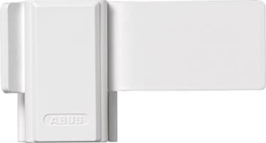 ABUS Fenster-Zusatzsicherung SW10 - Fensterschloss zur Montage ohne Anbohren des Fensterflügels - ABUS-Sicherheitslevel 4 - 10443 - Weiß