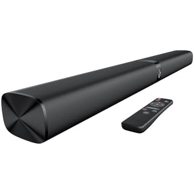 GarageRock 90W Soundbar TV-Lautsprecher, 2-in-1 Abnehmbare TV-Soundbars für Smart TV, 5.0 Bluetooth-Soundbar für TV mit klarem Klang, 3 EQ-Modi, ARC/Optical/Aux/Wandhalterung, Schwarz