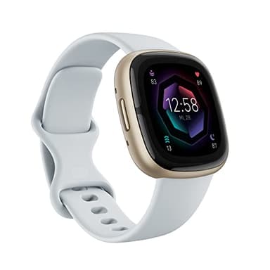Google Fitbit Sense 2 – Smartwatch Damen / Herren – Fitnessuhr mit integriertem GPS und Telefonfunktion – Fitness-Tracking mit Stressmanagement, EKG und Schlafanalyse – kompatibel mit Android/iOS