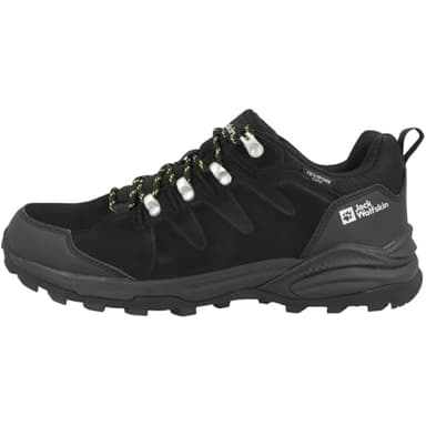 Jack Wolfskin Herren Refugio Texapore Low M Walking-Schuhe, Phantom / Burly Yellow Xt, 41 EU