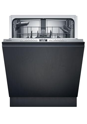 Siemens SN63EX27AE, iQ300, Smarter Geschirrspüler 60 cm Vollintegriert, Made in Germany, Besteckkorb, varioSpeed, automatische Türöffnung, hohe Hygieneleistung, Automatikprogramme, Gebürsteter Stahl