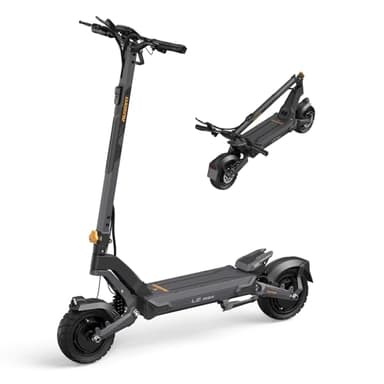 Ausom L2 Max E-Scooter 10'' Offroad Elektroroller mit Dual Motor, 48V 20.8Ah, 90km Reichweite, E-ABS +Scheibenbremsen, NFC-Diebstahlschutz – für Abenteuer & Urbanes Commuting