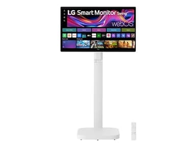 LG Smart Monitor Swing 32U889SA-W 32 Zoll IPS Panel FHD Auflösung (3840x2160), 5ms GtG 60Hz, HDR 10, DCI-P3 95% (CIE1976), neigbar, höhenverstellbar