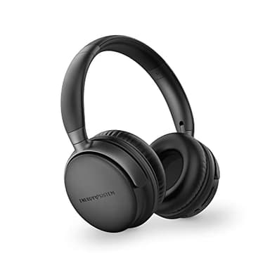 Energy Sistem Power Radio Bluetooth-Kopfhörer (FM-Radio, 45 Stunden Akku, MicroSD-MP3-Player, Deep Bass, Ohrpolster aus Proteinleder und elastischem Viscoschaum)