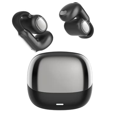 ANSTEN Open Ear Kopfhörer Bluetooth 5.4, Clip on Kopfhörer mit ENC HD-Noise Cancelling für Anrufe, IPX5 Wasserdicht, 80H Standby-Zeit, USB-C Schnellladung, Kein Auslaufen, Perfekt für Sport, Fitness