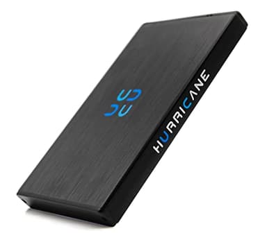 HURRICANE GD25612C Externe Festplatte 1TB 2,5" USB-C tragbare HDD für PS4, PS5, Xbox kompatibel mit Windows, Mac, Linux