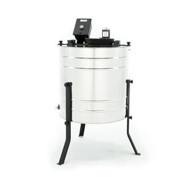 LYSON 4-Waben Honigschleuder Diagonalschleuder Ø600 mit elektrischem Antrieb Honeyextractor Tangentialschleuder für 4 Rähmchen Universal Edelstahl Imkerei Bienenzüchter Zubehör BASIC LINE